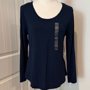 Soma Midnight Blue Long Sleeve Sleepwear Top